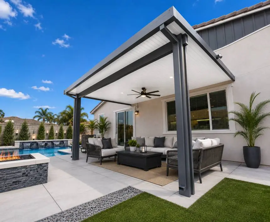 Insulated patio cover in Eastvale